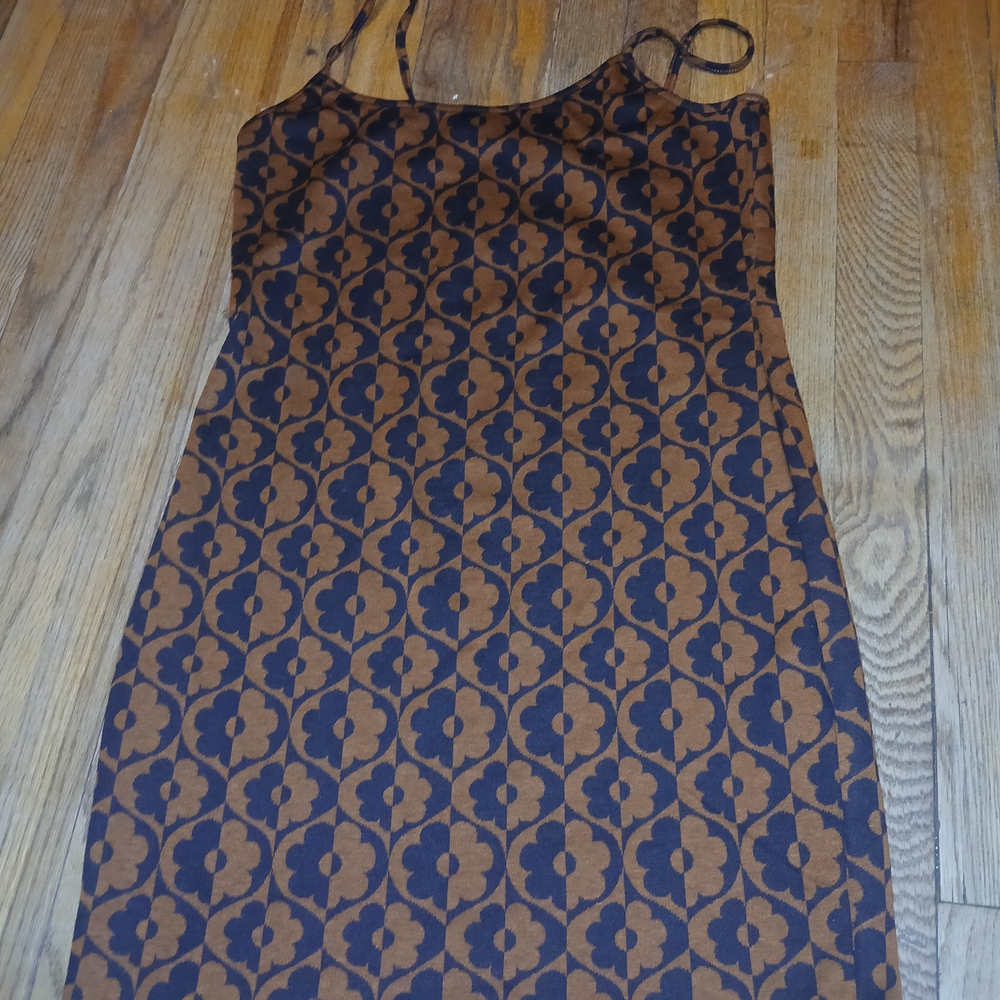 Derek Heart Brown and Black Floral Mini Dress